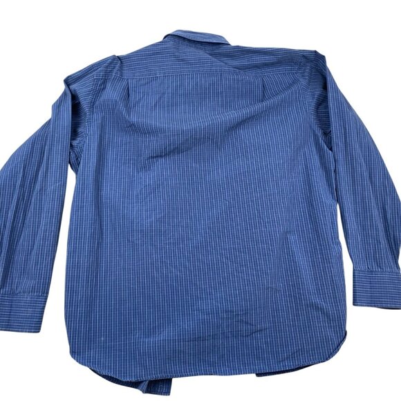 J. Crew Men's Shirt Medium 15-15.5 Blue Plaid Long Sleeve Button-Down - Picture 2 of 6